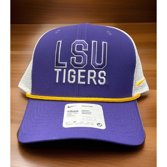 LSU Tigers Football Nike Team Issued Classic99 Hat Cap NEW Fast Shipping